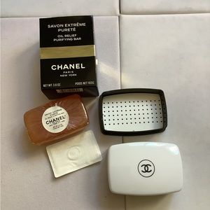 CHANEL soap with logo case